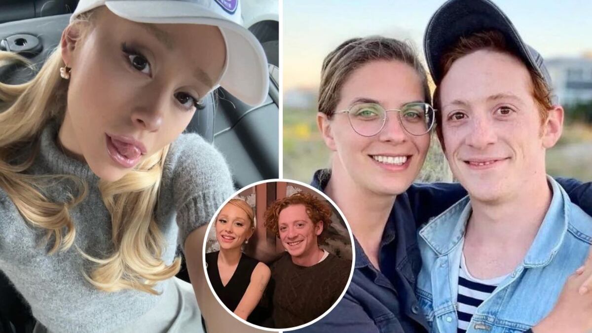 Ariana Grande y Dalton Gomez anunciaron su divorcio, desde entonces se especula una supuesta relación con su compañero de Wicked, Ethan Staler.