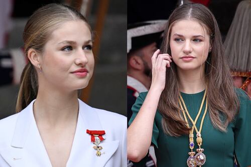 Leonor brilla con espectacular look y sonrisa perfecta en aniversario de los reyes y emociona con este detalle