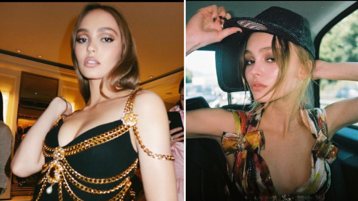 Lily-Rose Depp look