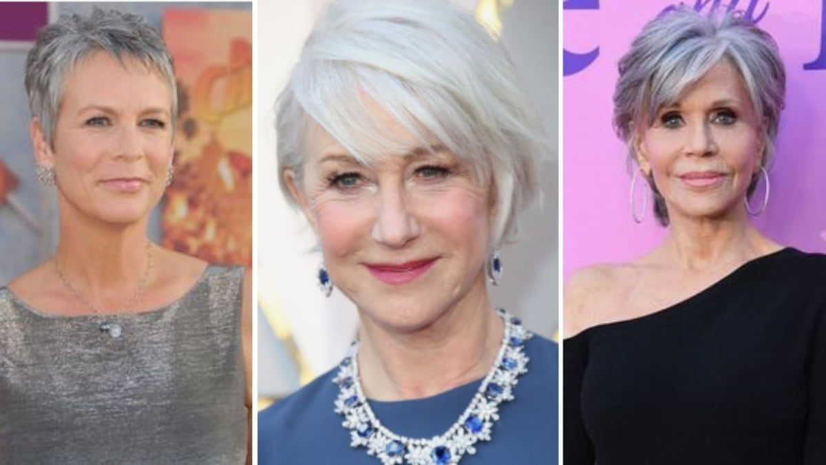 Desde Jane Fonda a Jamie lee Curtis: famosas que se atreven a llevar pelo corto y canas con orgullo