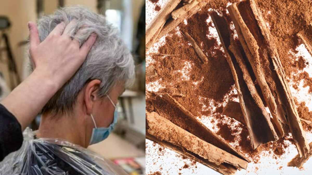 Tinte con canela para las canas
