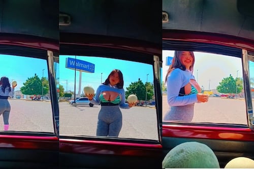 Vendedora de frutas conquista TikTok por sus “melones”