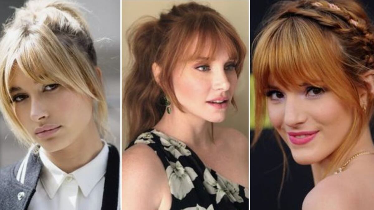 6 peinados con flequillos y cabello largo sencillos que te rejuvenecerán al instante