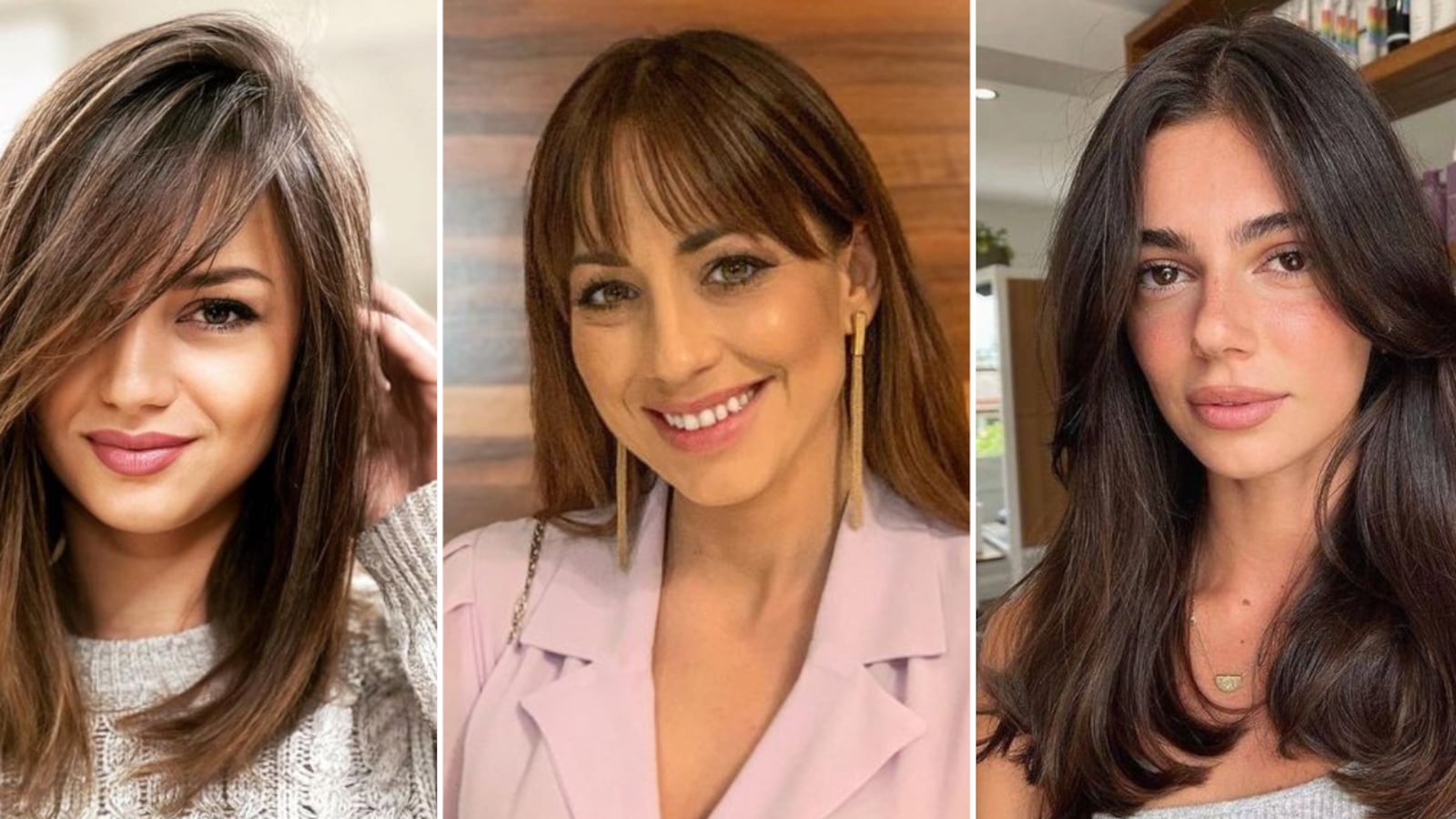 Cortes de cabello con flequillo