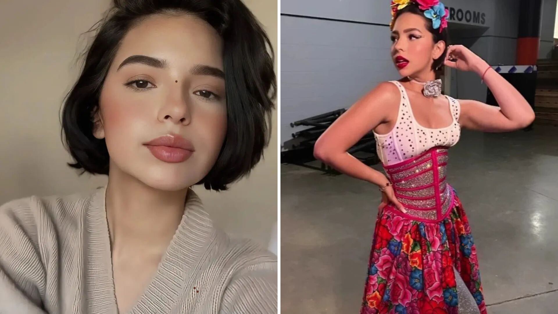 Ángela Aguilar, cabalgado, protagoniza show con su padre, por lo que descartan que esté embarazada.