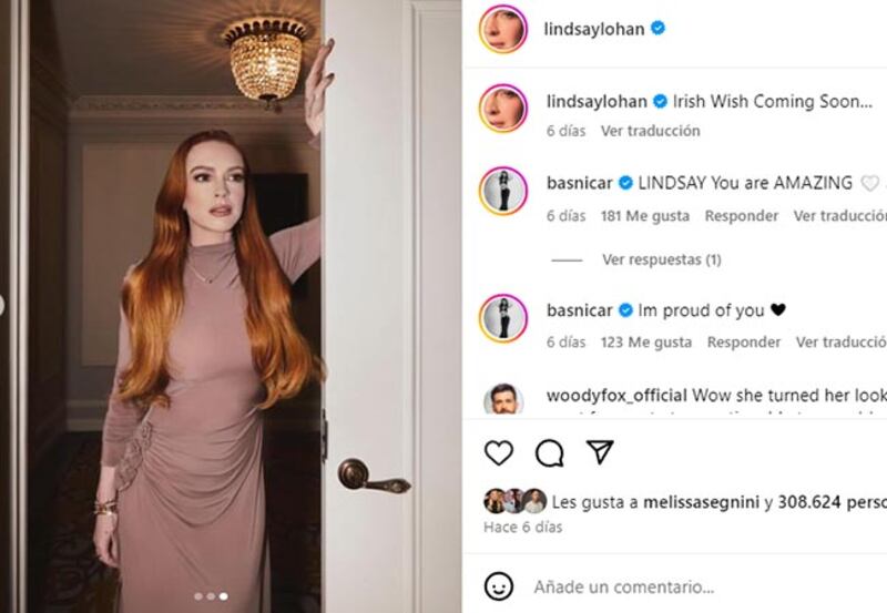 Lindsay Lohan vestidos