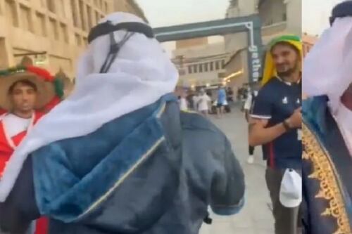 Mundial de Qatar 2022: Mexicanos se hacen pasar por policías y fans argentinos caen en la broma