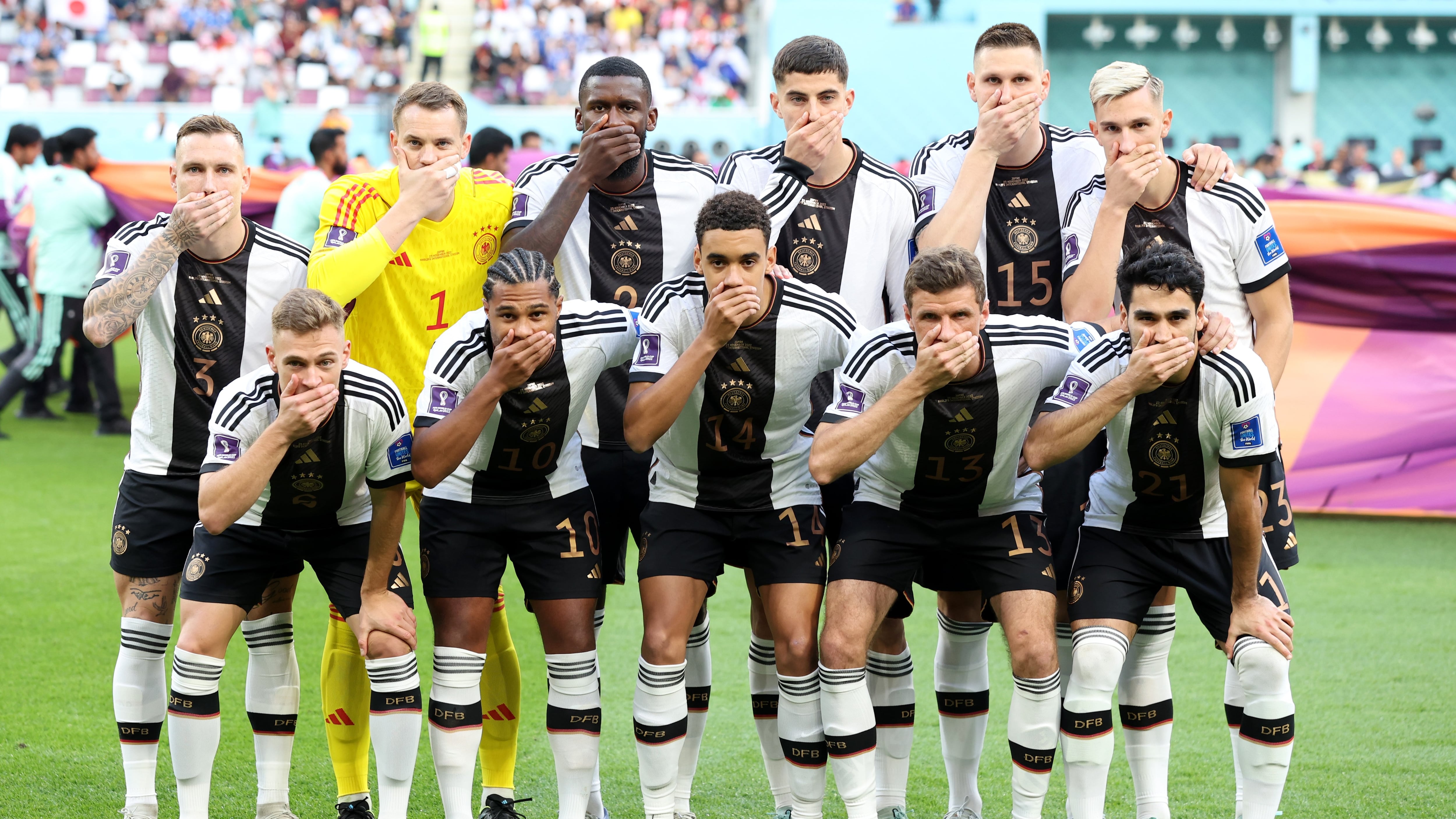 Selección Alemana y su gesto contra la FIFA