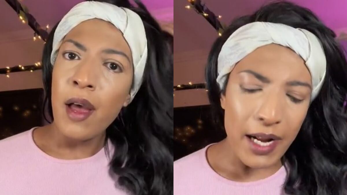 La joven mostró cómo quedó su rostro