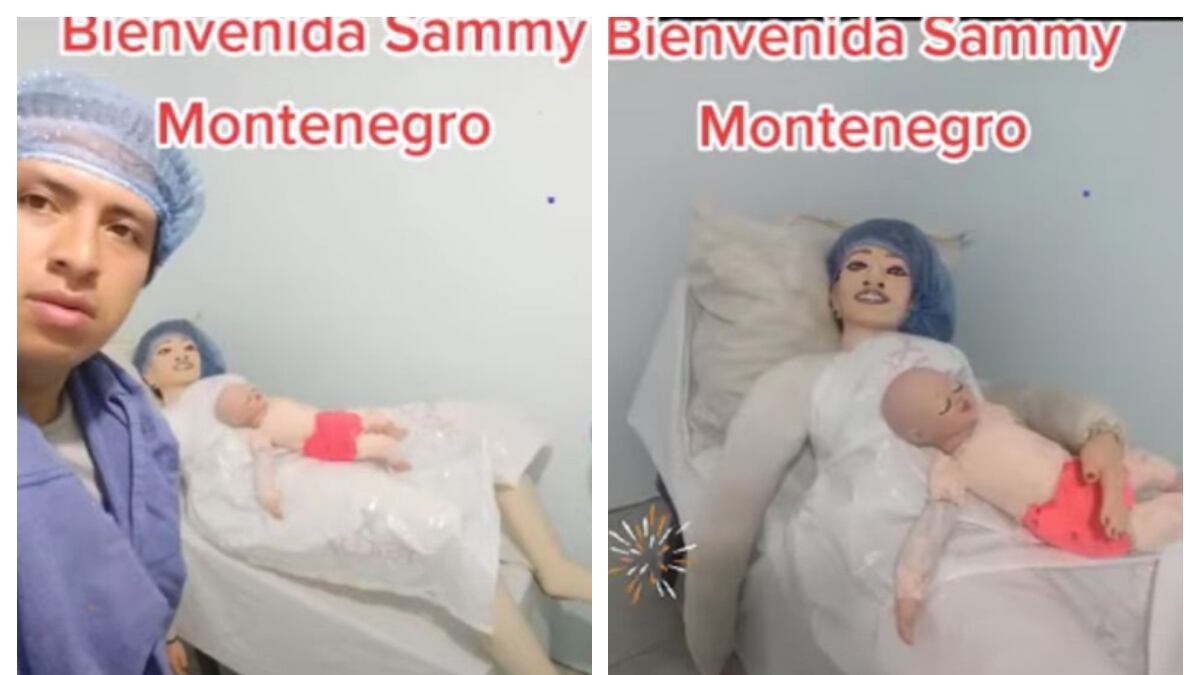 Cristian Montenegro está casado con Natalia, una muñeca de trapo