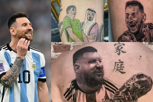 Siempre hay uno peor: apareció el tatuaje más feo en honor a Messi