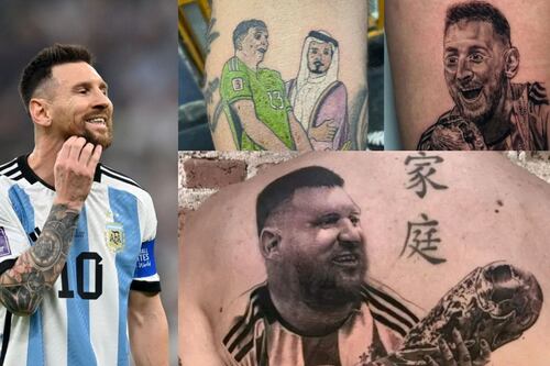 Siempre hay uno peor: apareció el tatuaje más feo en honor a Messi