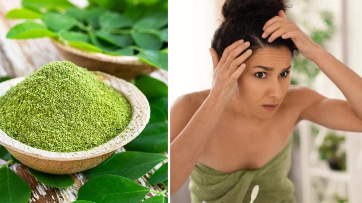 Pintar el cabello con henna para disimular las canas