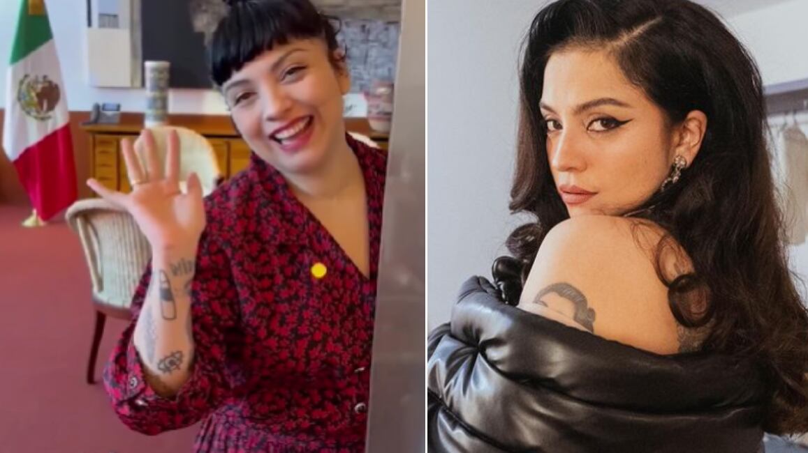 El canciller Marcelo Ebrad le entregó a Mon Laferte su carta de naturalización como mexicana