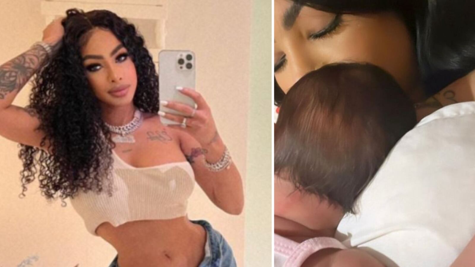 Yailin bailando semidesnuda