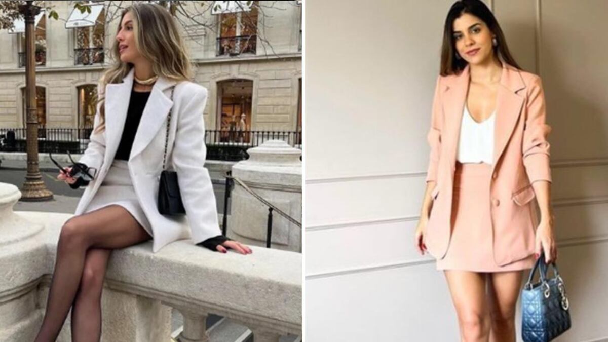 Moda faldas y blazer