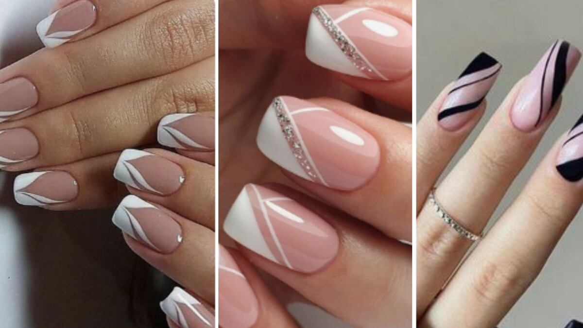 10 diseños de uñas francesas que son ideales para ir a la oficina y que estilizan tus dedos