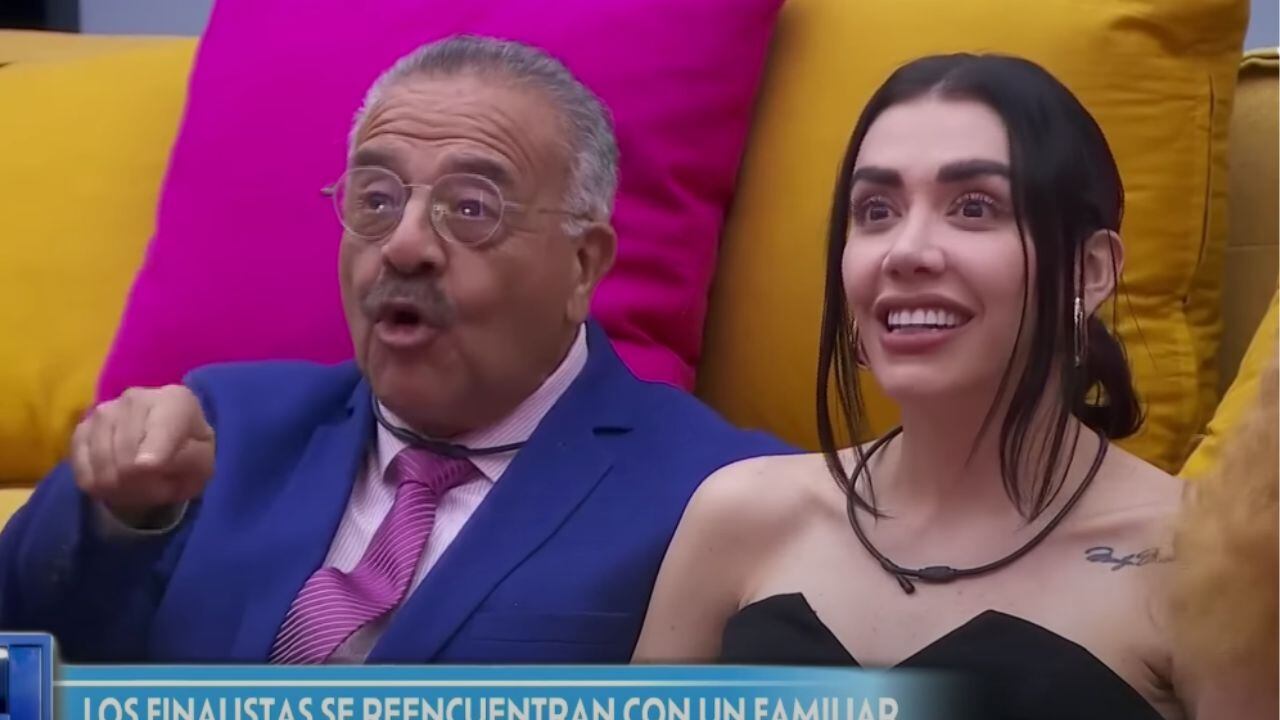Karime Pindter y su papá