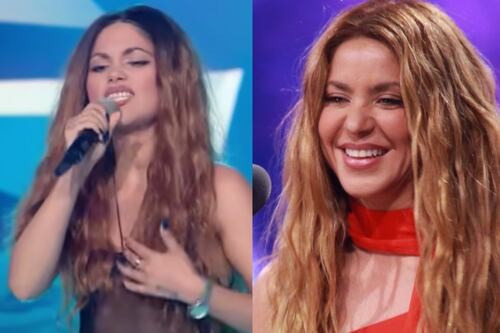 Llegó a la original: Shakira conoció presentación de su doble exacta y se fue ‘para atrás’