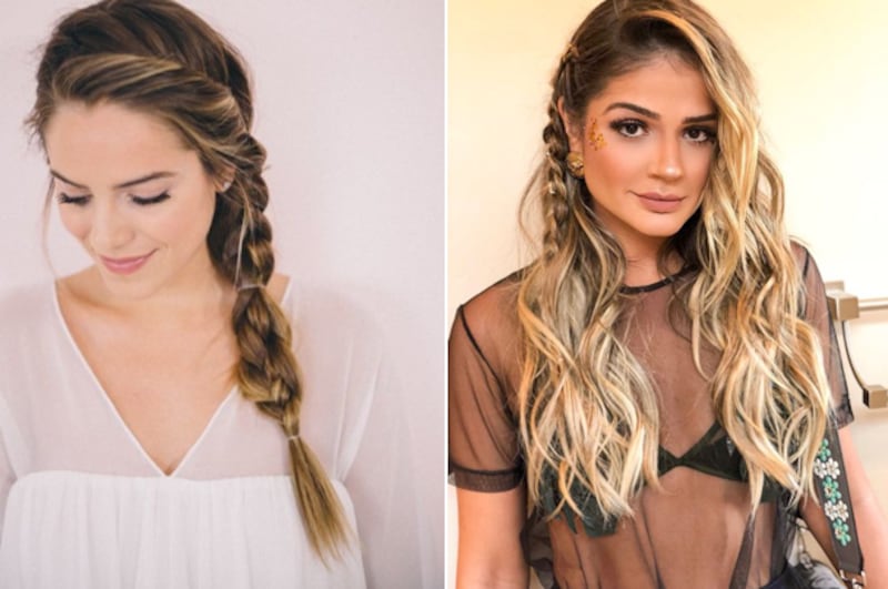 Peinados para rostros redondos.