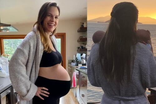 Hilary Swank reaparece con íntima foto con su hija y deja atrás las críticas tras ser mamá a los 48 años