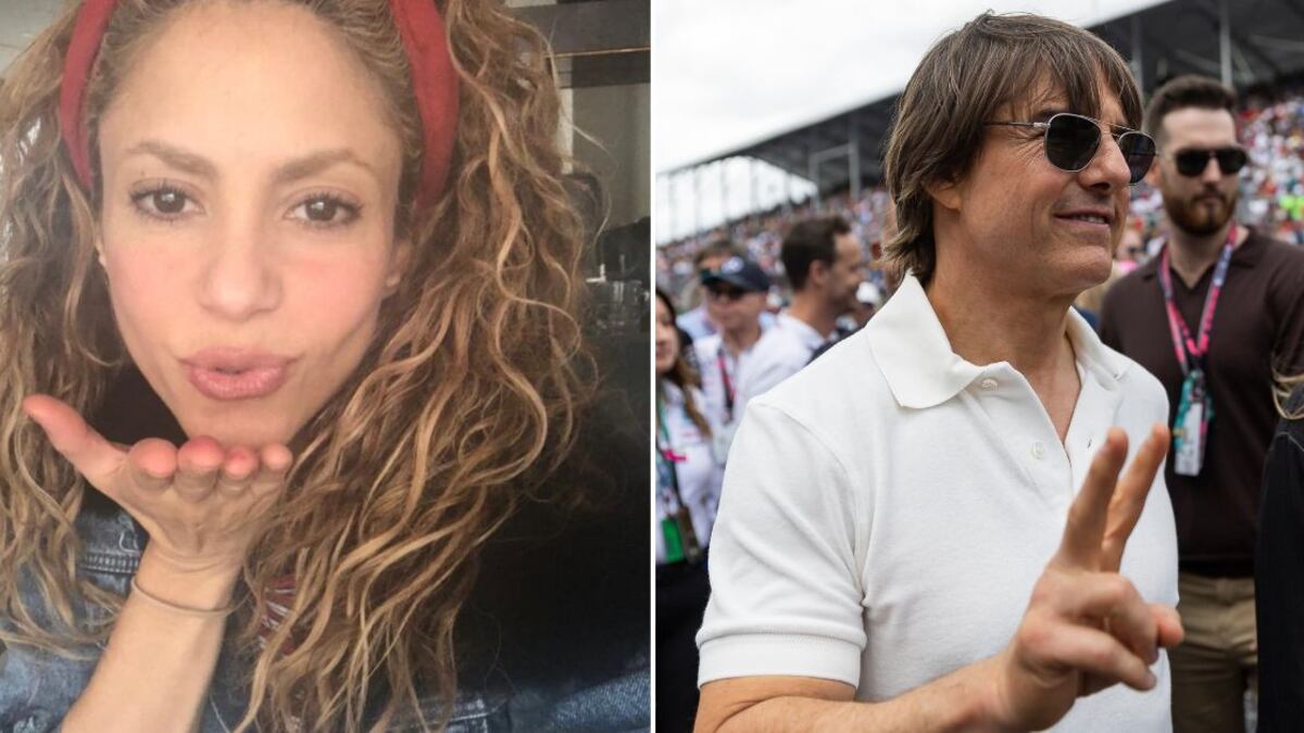 Shakira y Tom Cruise encendieron el internet el domingo pasado cuando fueron captados juntos en el Gran Premio de Miami.