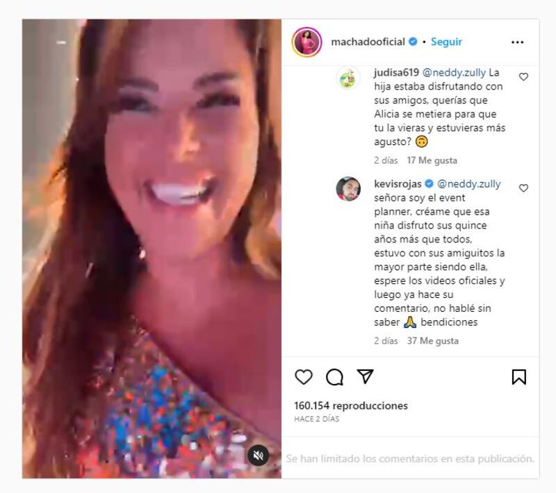 Alicia Machado botó la casa por la ventana para celebrar los XV años de su hija, Dinorah Valentina