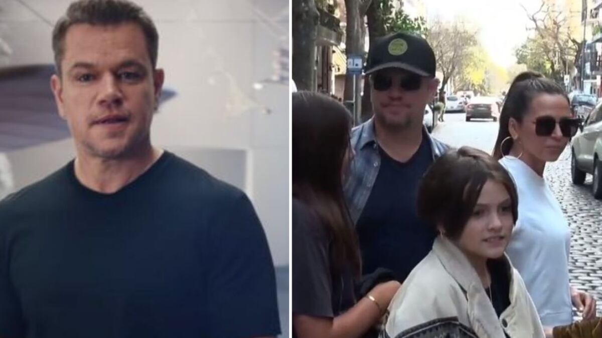La impactante historia de amor de Matt Damon con su esposa argentina