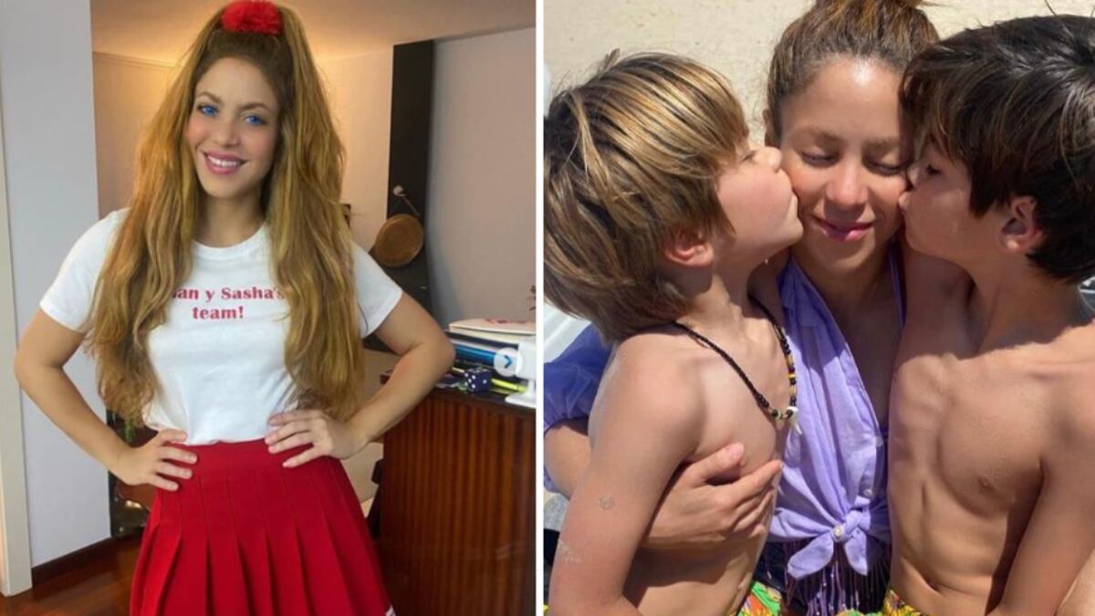 Shakira se distrae junto a sus hijos en medio del torbellino que atraviesa.