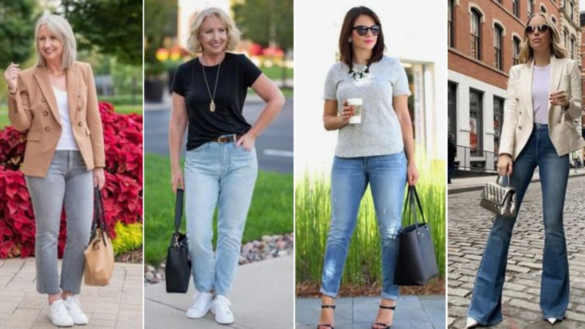 3 tipos de jeans que son perfectos para mujeres de 40 a 50: te harán lucir atractiva y juvenil