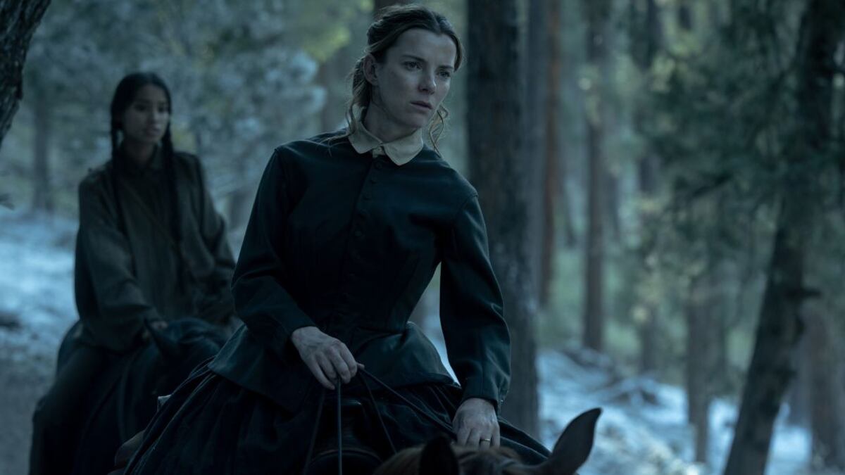 Escena de la serie 'American Primeval'