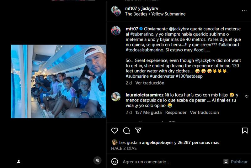 Jacky Bracamontes submarino