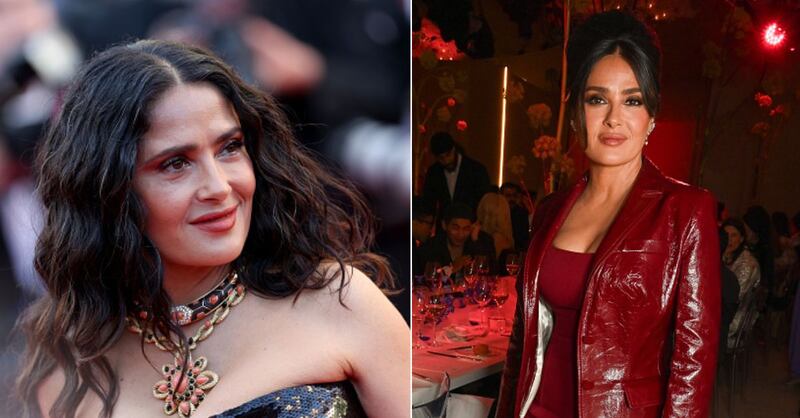 Resaltando su belleza latina: Salma Hayek y el sensual bikini del color que trasmuta las energías