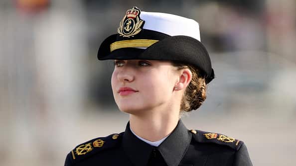 La princesa Leonor llegó a Valparaíso tras la polémica por la publicación de sus fotos en bikini