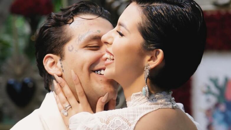 Christian Nodal y Ángela Aguilar