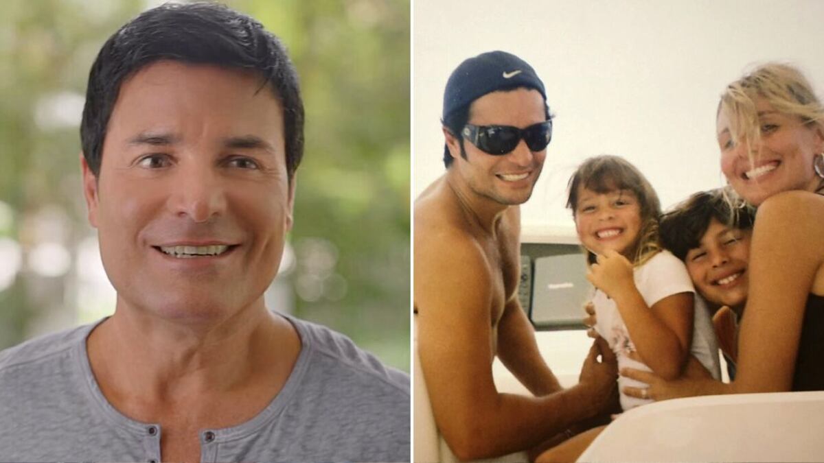 Chayanne junto a su esposa, Marilisa Maronese, y sus hijos, Lorenzo e Isadora