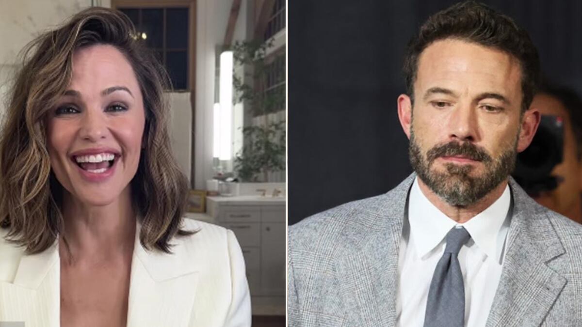 Jennifer Garner y Ben Affleck broma