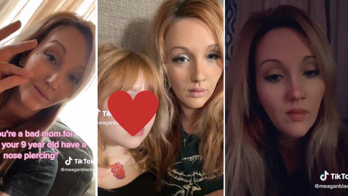 La madre permitió que Bella se hiciera el piercing porque “no le gustan los aretes” y porque “todo lo que quería era perforarse la nariz”.