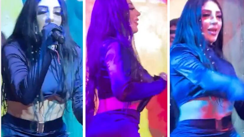 Bellakath muestra de más durante concierto