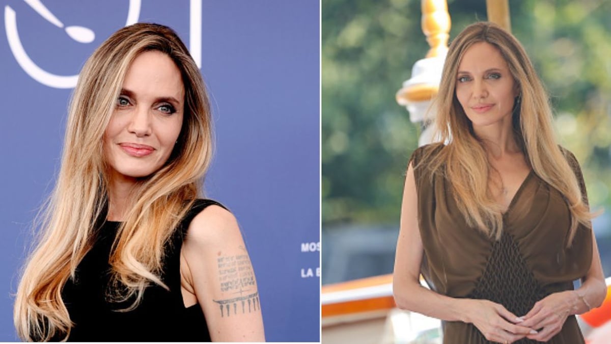 “¿Con piel y a 30 grados?”: Angelina Jolie llega a la alfombra del Festival de Venecia pero su look causa polémica