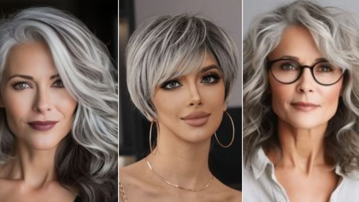 4 cortes de pelo modernos y rejuvenecedores para lucir las canas con orgullo