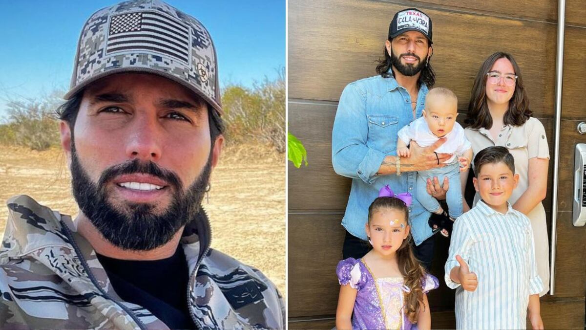 Poncho de Nigris es el orgulloso padre de cuatro hijos