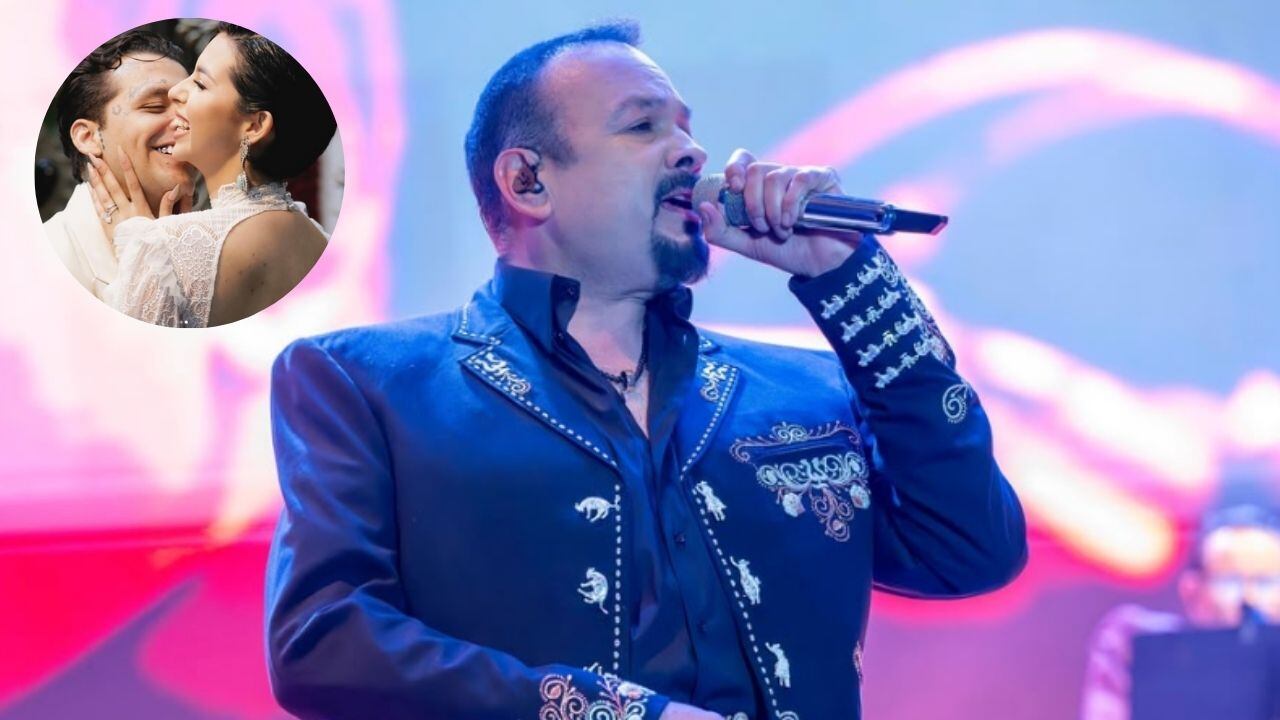 Christian Nodal, Ángela Aguilar y Pepe Aguilar