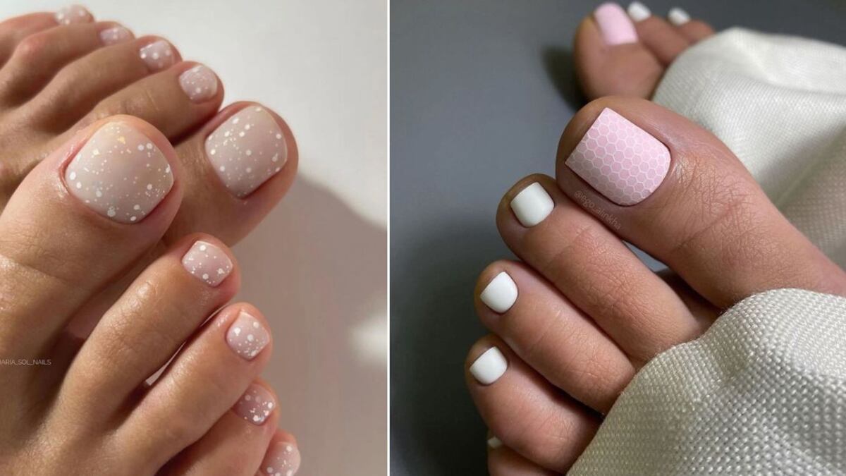 Los diseños de uñas para los pies elegantes se llevarán mucho en primavera-verano