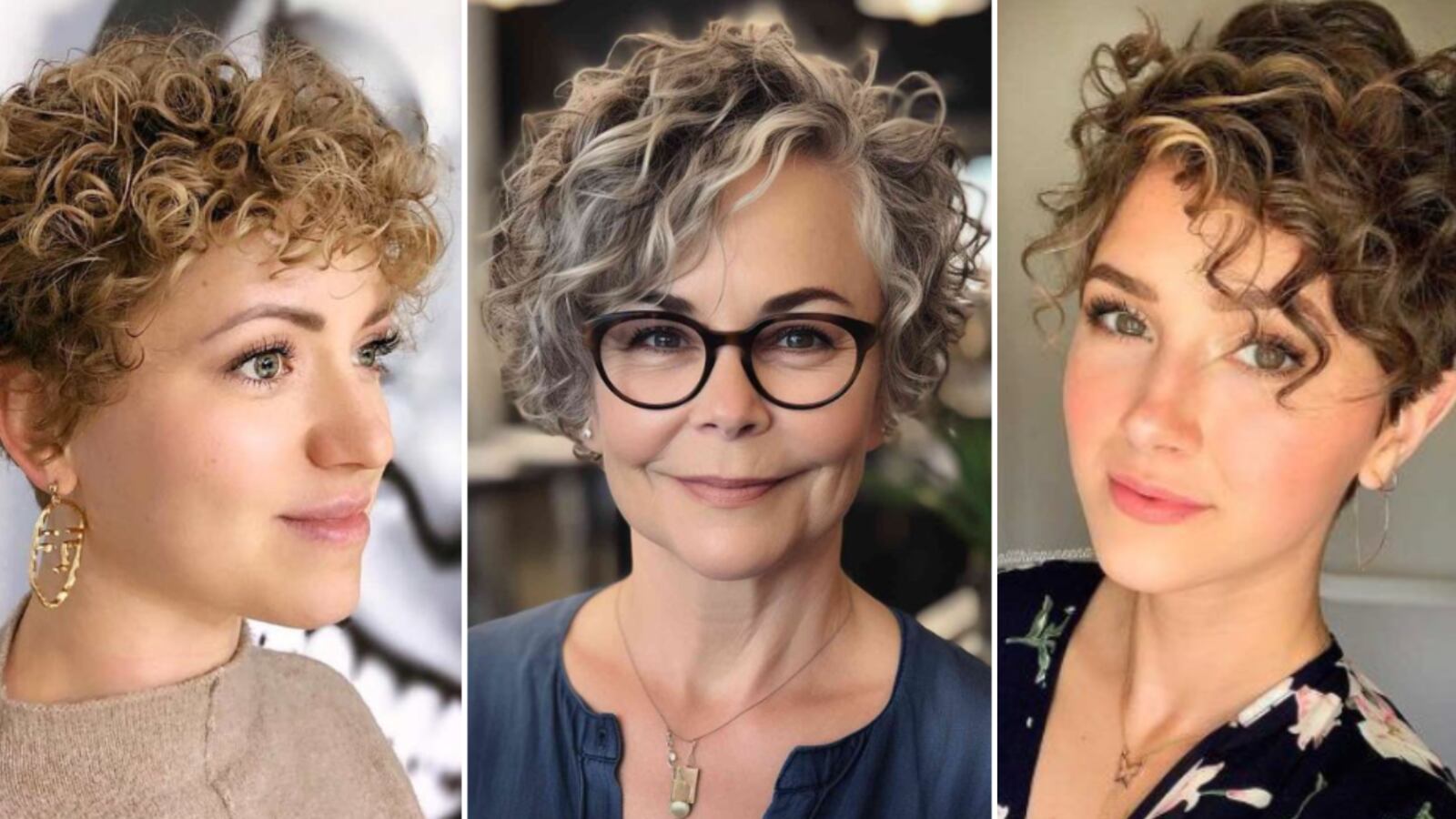 Cortes de cabello cortos y rizados