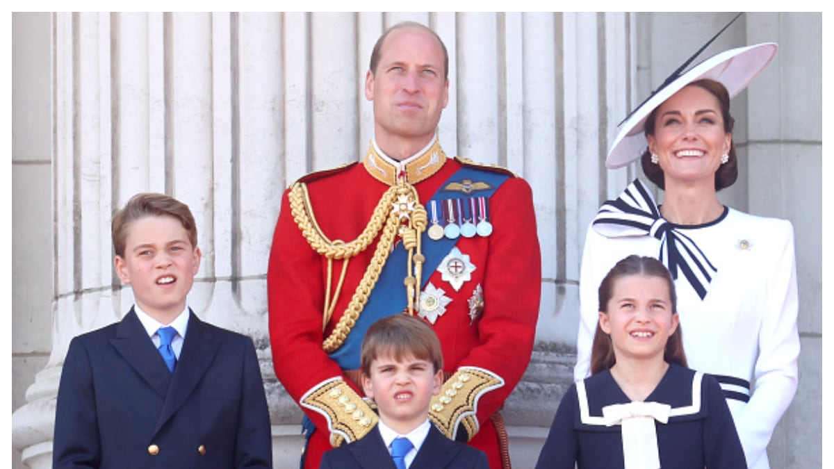 El príncipe Louis se robó todas las miradas durante la ceremonia británica
