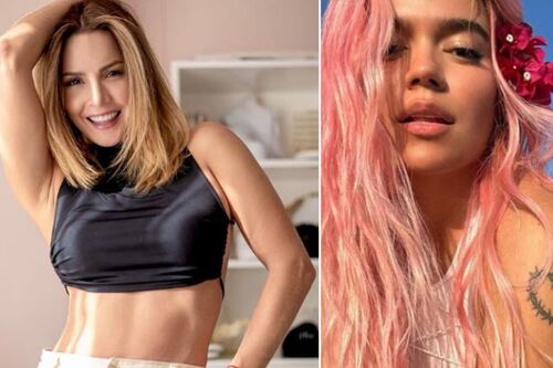 ¿Embarazada? Carmen Villalobos movió las caderas muy sensuales y al ritmo de Karol G