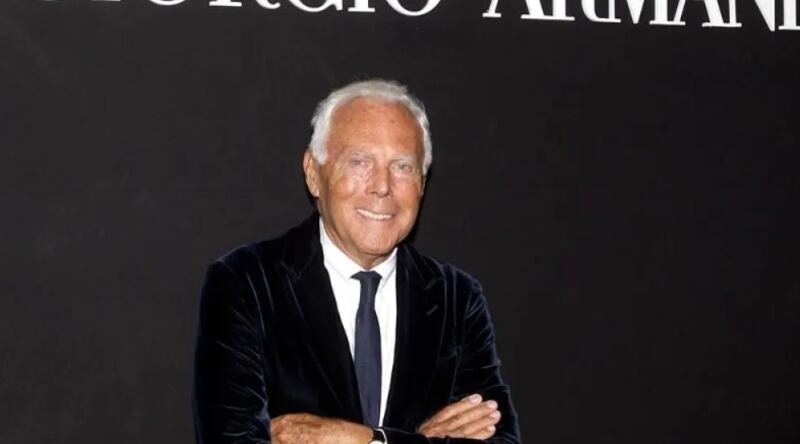 Diseñador Giorgio Armani, el ‘rey’ de la moda italiana