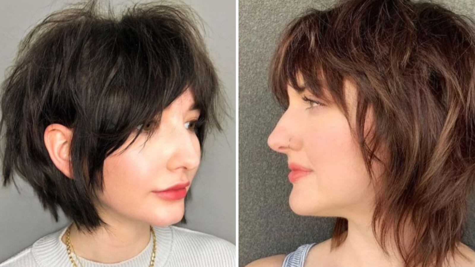 Cortes de pelo mullet para rostro redondo