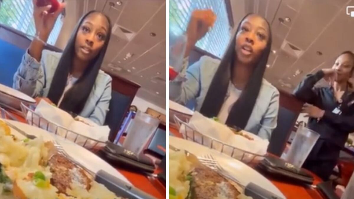 La mujer obligó a su cita a pagarle la comida de sus hijos